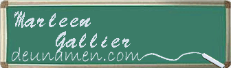 Marleen Gallier Visitenkarte